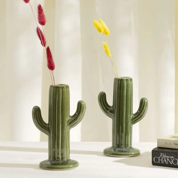 Ceramic Cactus Vases