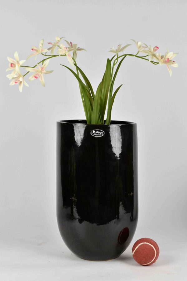 Ceramic Outdoor Planter H13.5'' D8''
